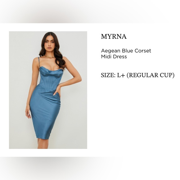 House of CB Dresses & Skirts - NWT, House of CB Myrna Dress, Size L+ (Regular Cup)